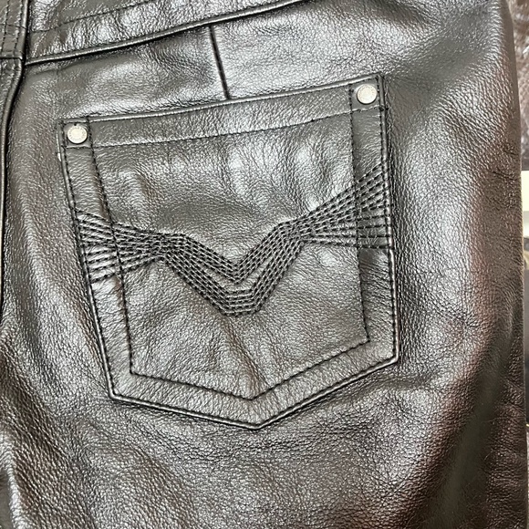 Harley Davidson Leather Riding Pants size 2 - Picture 4 of 9
